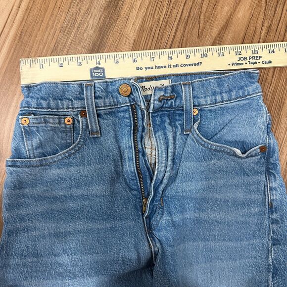 Madewell Balloon Jeans Women's 23 Cropped High Rise Curved Mom Denim - Picture 5 of 12